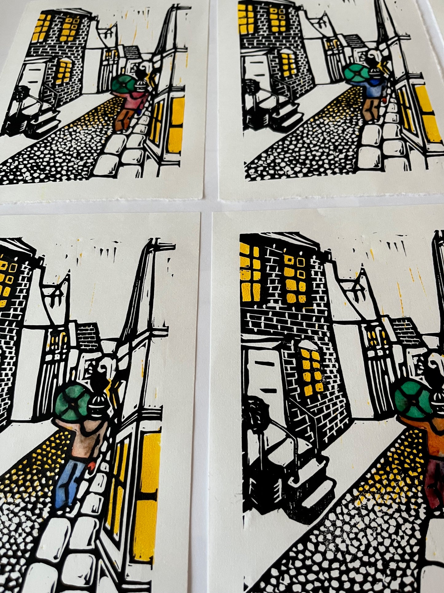 December 1st Lino Print