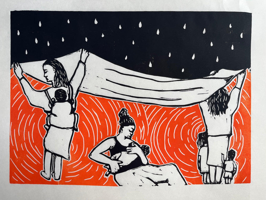 New Course - Postpartum Journalling and Linoprinting