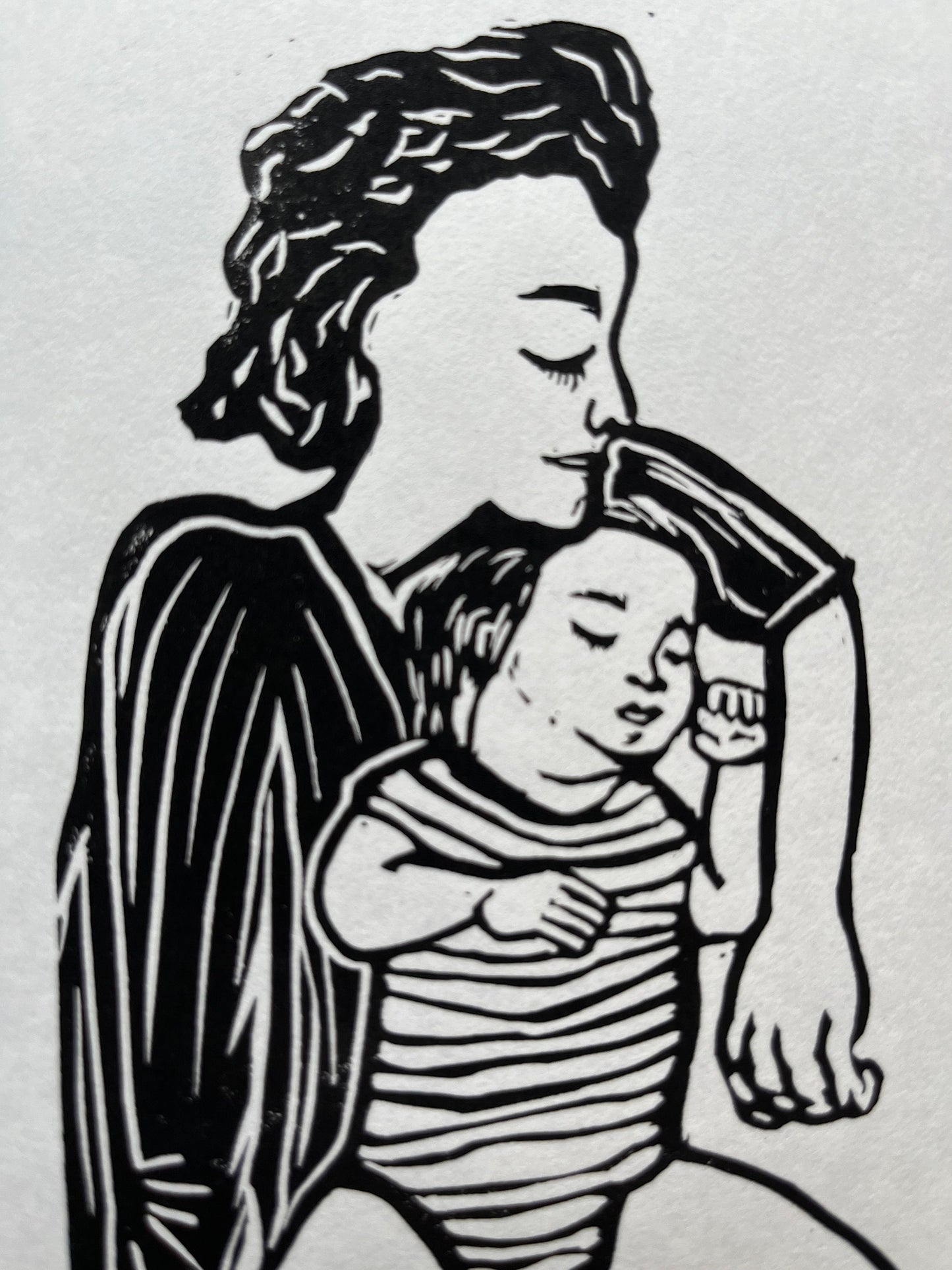 Cosleeping Lino Print