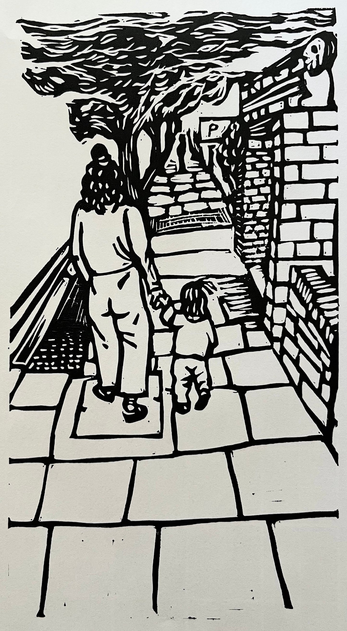 Best Moments Lino Print